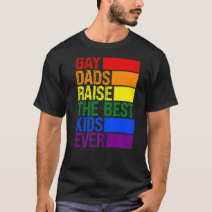 T-shirt L'élévation de papa gay La meilleure Fête des père