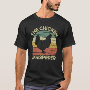 T-shirt l'éleveur de poulets ferme animal vintage