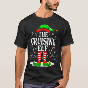 T-shirt L'elfe de croisière Xmas drôle de famille assortie