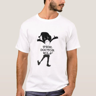 T-shirt L'elfe médecin appariant groupe famille noël par