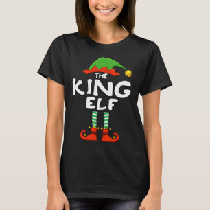 T-shirt L'Elfe Roi amusant jumeler Noël de famille