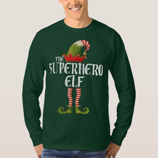 T-shirt l'elfe superhéros (Devant)