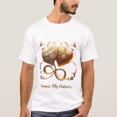 T-shirt "L'Embrace du Coeur d'Or" (Devant)