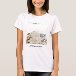 T-shirt Lemmings Rush Hour Drôle