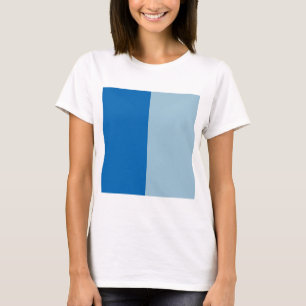 T-shirt Lemonade bleue électrique et ton duo Aquamarine