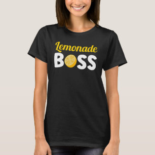 T-shirt Lemonade Boss Stand Lemon Juice Summer Entrepreneu