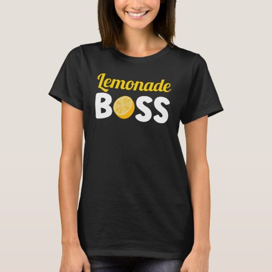 T-shirt Lemonade Boss Stand Lemon Juice Summer Entrepreneu (Devant)