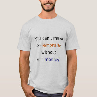 T-shirt Lemonade >>= Chemise Monad