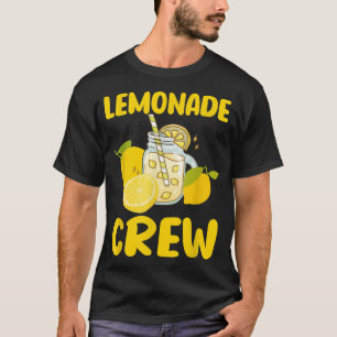 T-shirt Lémonade Crew Lemon Slices Jus Été Citrus Somme