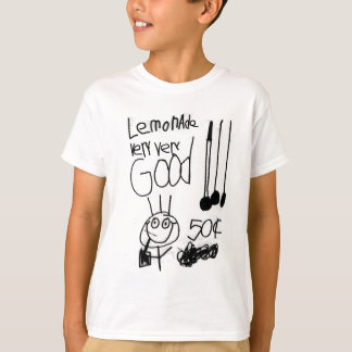 T-shirt LEmoNadE FOr SalE - enseigne dessinée à la main po