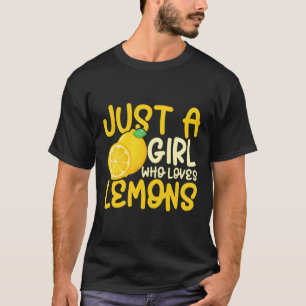 T-shirt Lemonade Juste Une Fille Qui Aime Le Citron
