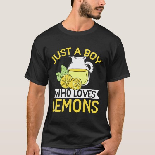 T-shirt Lemonade Lemon Juste Un Qui Aime Les Citrons (Devant)