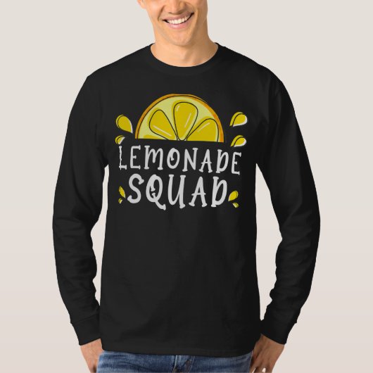 T-shirt Lemonade Squad Summer Beach Mix Boisson (Devant)