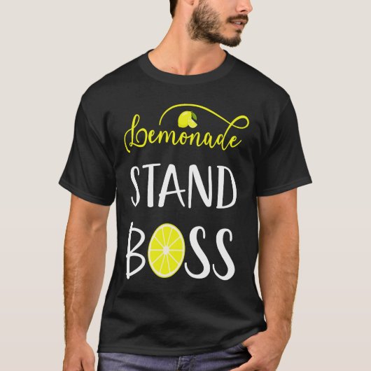 T-shirt Lemonade Stand Boss CEO Lemon Crew Fun Entrepreneu (Devant)
