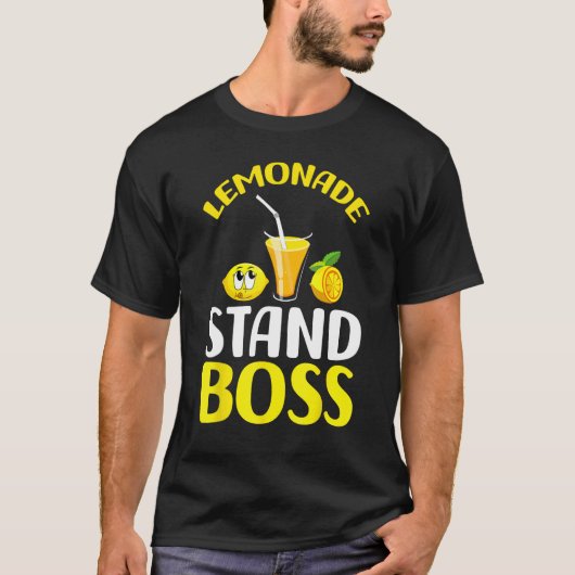 T-shirt Lemonade Stand Boss Funny lemonade summer (Devant)