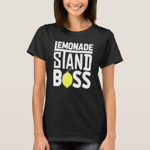 T-shirt Lemonade Stand Boss Lemon Juice Lemonade