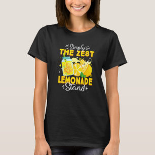 T-shirt Lemonade Stand Boss Lemon Juice Simplement Le Zest