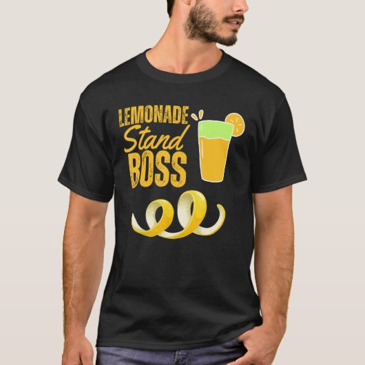 T-shirt Lemonade Stand Boss Lemonade Summer (Devant)