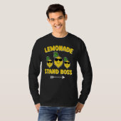 T-shirt Lemonade Stand Boss Sunglasses Boys Summer Lemon (Devant entier)