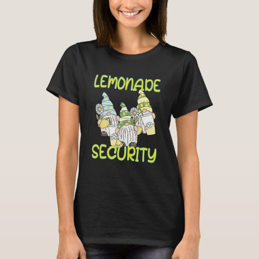 T-shirt Lemonade Stand Crew Security Boss Lemons Juice 3 (Devant)