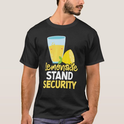 T-shirt Lemonade Stand de sécurité Ice Lemon Juice Lemonad (Devant)