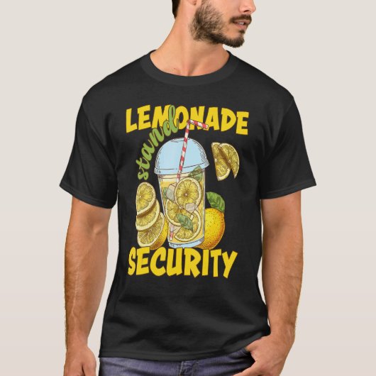 T-shirt Lemonade Stand de sécurité Jus de citron Refresh é (Devant)