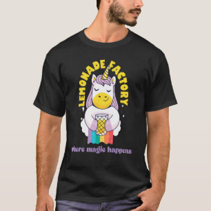 T-shirt Lemonade Stand Factory Magie Entrepreneur Enfants 
