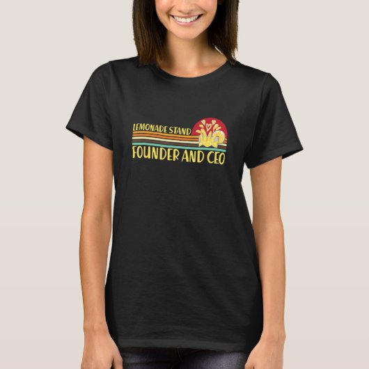 T-shirt Lemonade Stand Fondateur Juice Stand Lemonade (Devant)