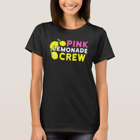 T-shirt Lemonade Stand Pink Lemonade Crew Fruit Été Lem (Devant)