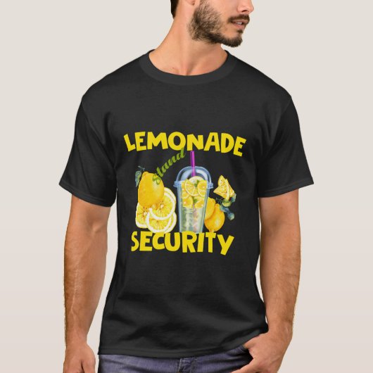 T-shirt Lemonade Stand Security Funny Mix Mix Maker Juice (Devant)