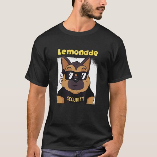 T-shirt Lemonade Stand Security Guard Adulte Été (Devant)