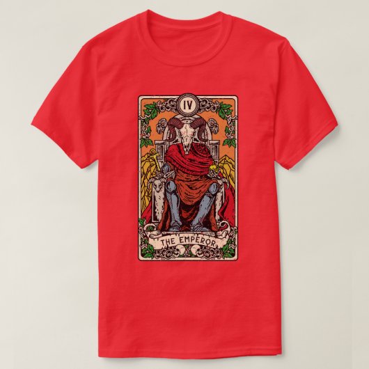 T-shirt L'empereur I Goth Tarot d I Fortune Teller (Design devant)