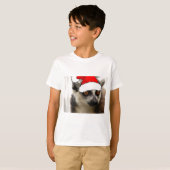T-shirt Lemur de Noël (Devant entier)