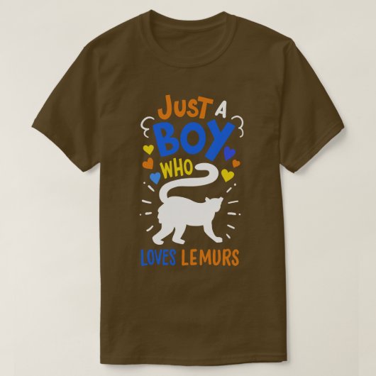 T-shirt Lemur Lemur Lover (Design devant)