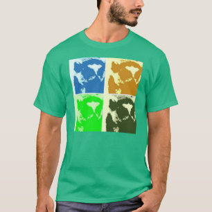 T-shirt Lemur Pop Art