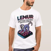 T-shirt Lemur Rhythm Nation Pixel Dance (Devant)