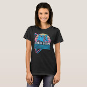 T-shirt Lemur Squad Lemur Squad Ring tailed Lemur Retro (Devant entier)