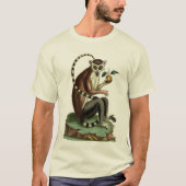 T-shirt Lémur Tee : 1780 Zoologie Illustration (Devant)