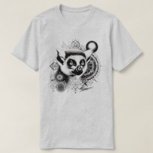 T-shirt Lémurien Submergé Géométrie Sacrée