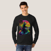 T-shirt Lémurien sur scooter (Devant entier)