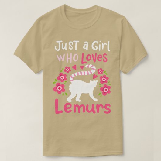 T-shirt Lemurs Lemur Lover 1 (Design devant)