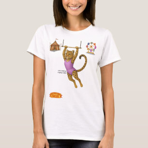 T-shirt Lena artiste de trapèze léopard