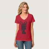 T-shirt L'encre de Medusa : conception mythique tirée à la (Devant entier)