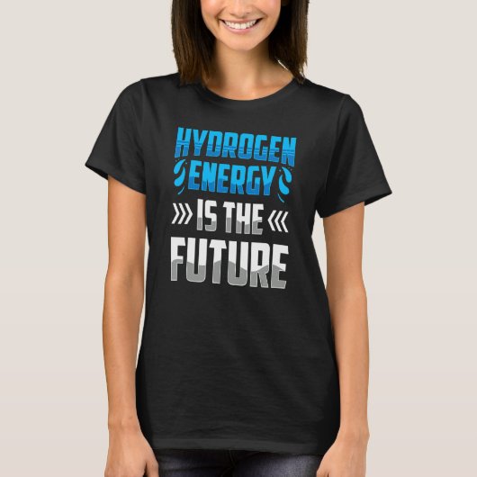T-shirt L'Énergie Hydrogène Est La Puissance Future Hybri (Devant)