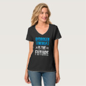 T-shirt L'Énergie Hydrogène Est La Puissance Future Hybri  (Devant entier)