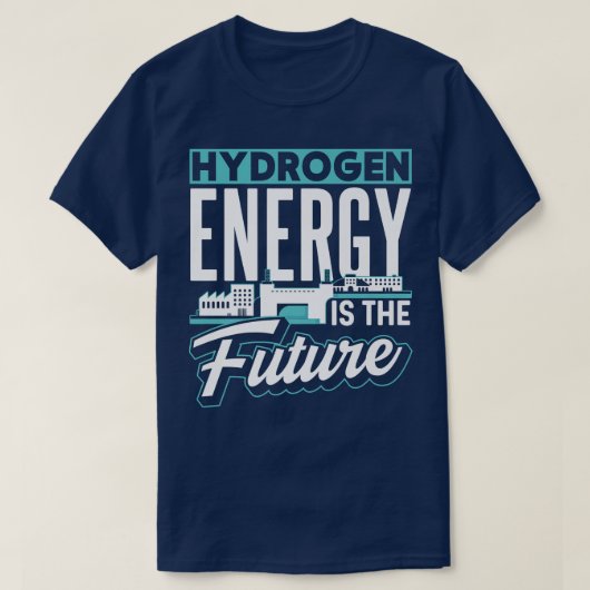 T-shirt L'Énergie Hydrogène Est La Puissance Hybride Pério (Design devant)