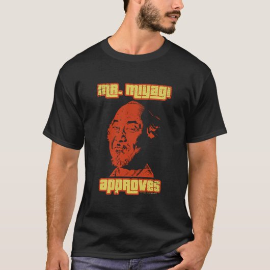 T-shirt L'Enfant Karate M. Miyagi approuve (Devant)