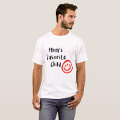 T-shirt L'enfant préféré de maman (Devant entier)
