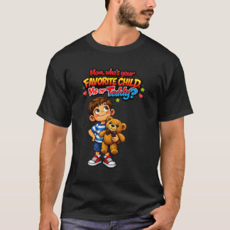 T-shirt L'enfant préféré de maman (Spoiler : c'est le noun
