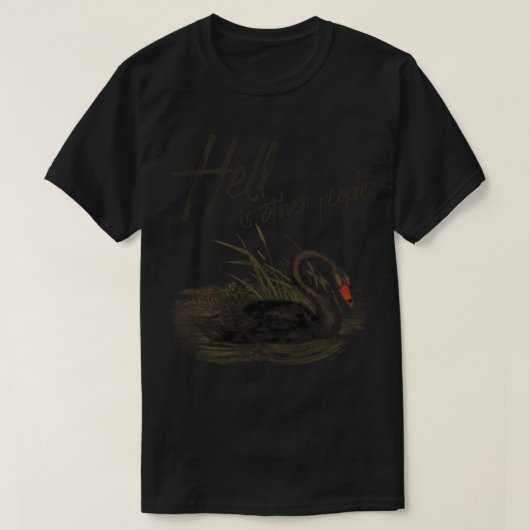 T-shirt L'enfer est une autre personne1 (Design devant)